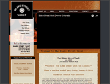 Tablet Screenshot of blakestreetvault.com